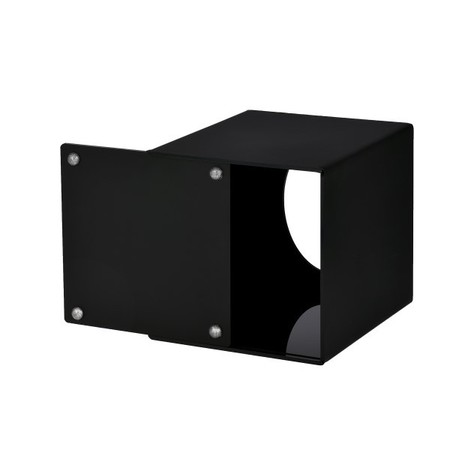 Alpine Industries Black Acrylic Tissue Box Containers for Home or Business, PK3 ALP407-BLK-3pk